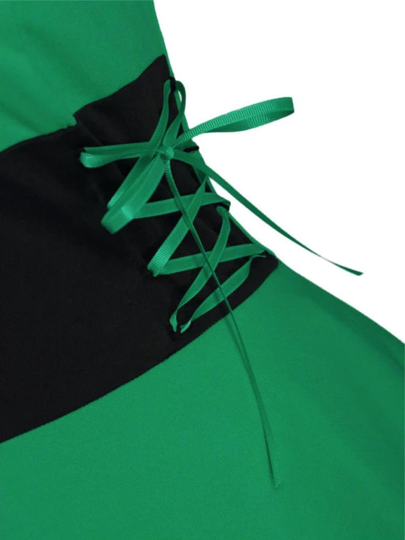 Christmas Parties Bunny Girl Fur Collar Off-shoulder Bow Slip Dress