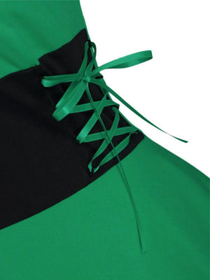 Christmas Parties Bunny Girl Fur Collar Off-shoulder Bow Slip Dress