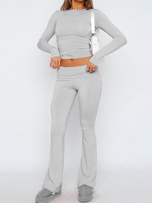 7 Color Round Neck 2-piece Sets