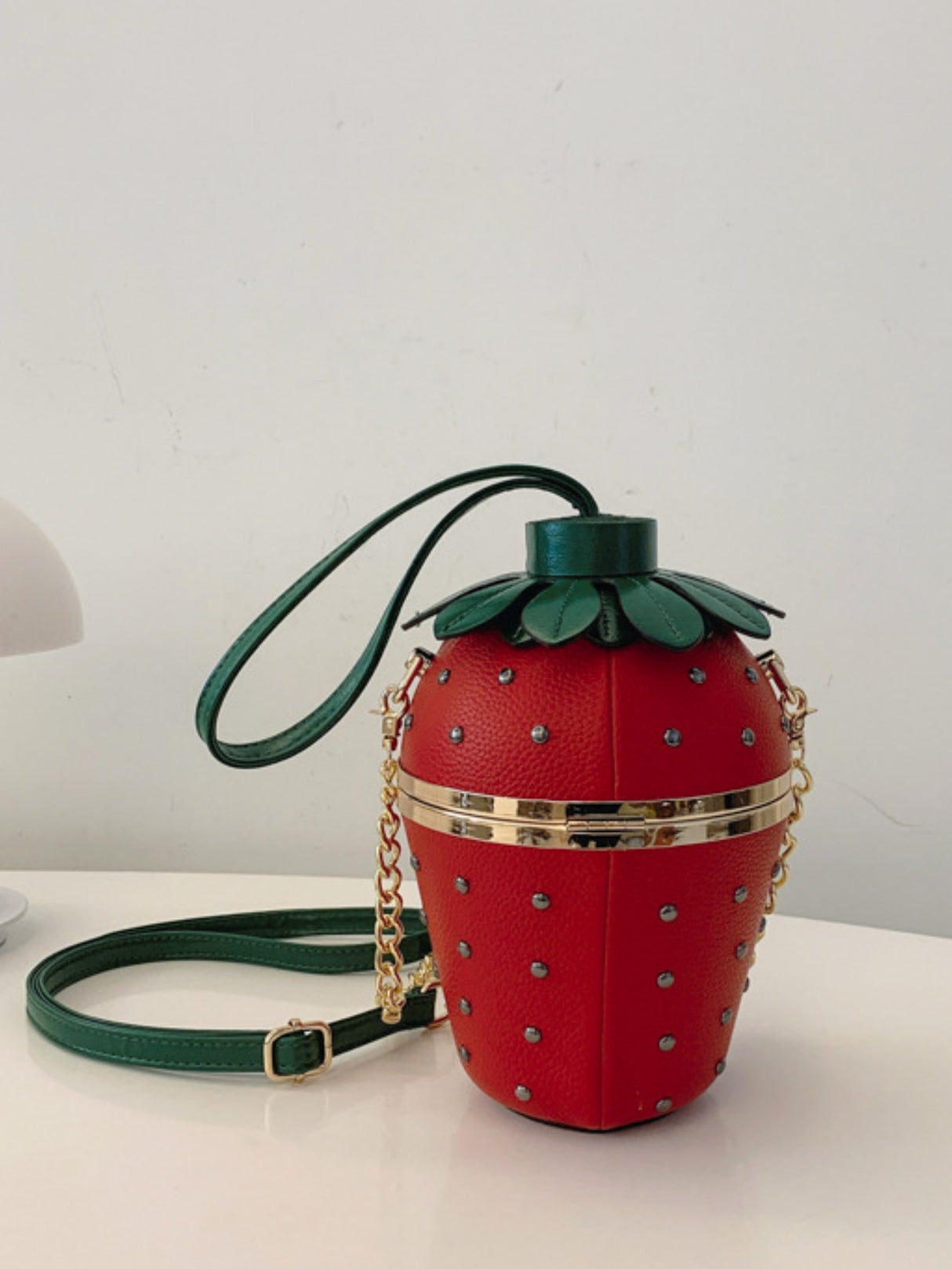 Strawberry Design Fun Crossbody Bag