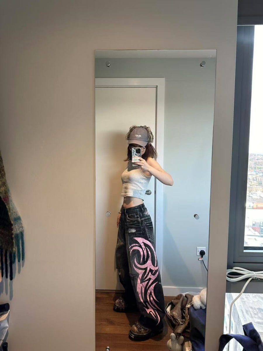 Liber Spring Women's Printed Jeans