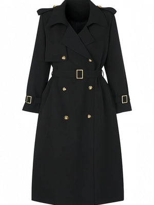 Waist Slimming Mid-length Trench Coats