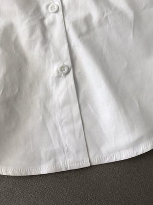 Navel Slits Leg Of Mutton Sleeves Lapel Shirts