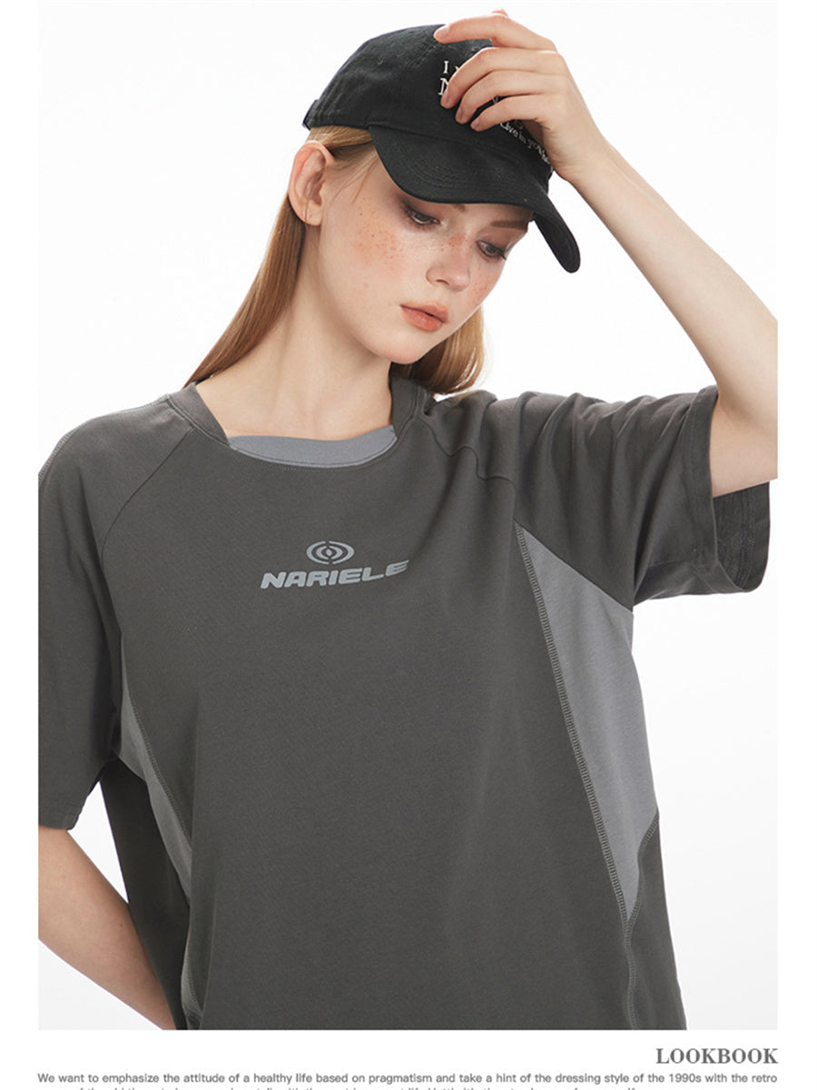 Liber Summer Women's Printed Letter T-shirts