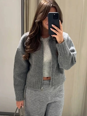 Liber Autumn Women's Knitting Sweatshirts&Hoodies