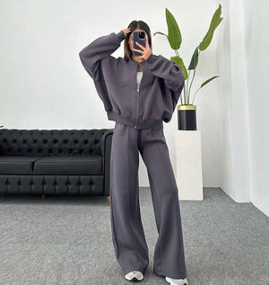 American-style Autumn/winter Cardigan Sportswear For Women