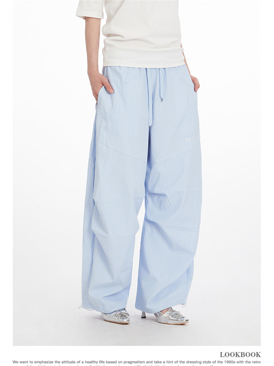 Liber Summer Women's Color matching Letter Pants