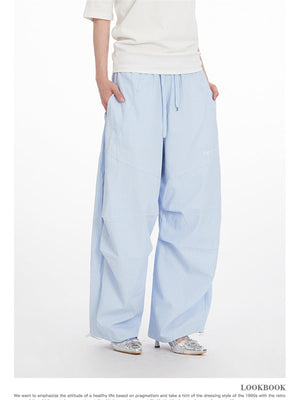 Liber Summer Women's Color matching Letter Pants