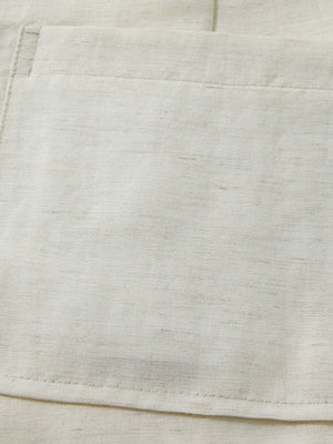 Linen Blend Cooling Sensation Breathable Anti-wrinkle Straight-fit Pants