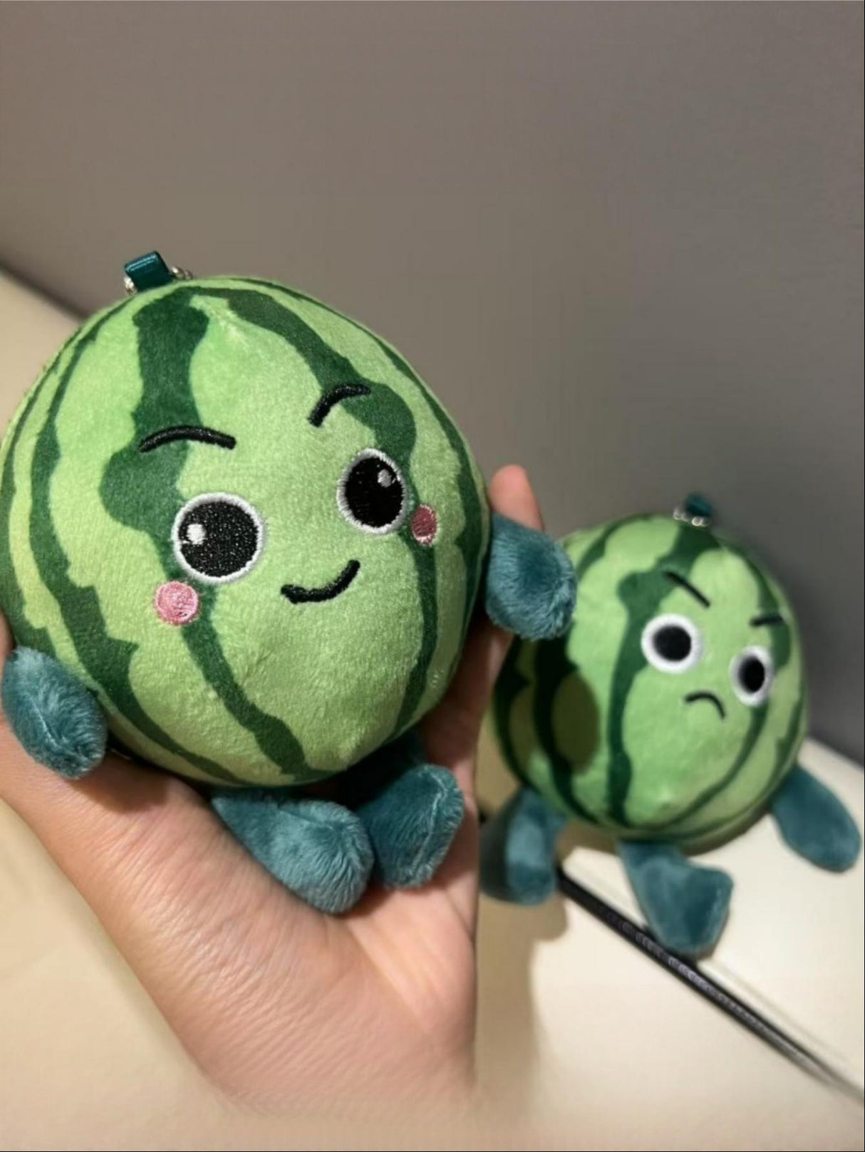 Wassermelonen-Puppen-Schlüsselanhänger