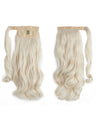 Long, Wavy, Natural Curl Wig With Wrap-around Design