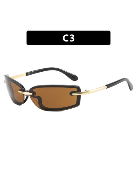 Frameless Square Sunglasses