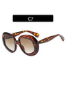 Irregularly Shaped Full-frame Round Fashion Glasses