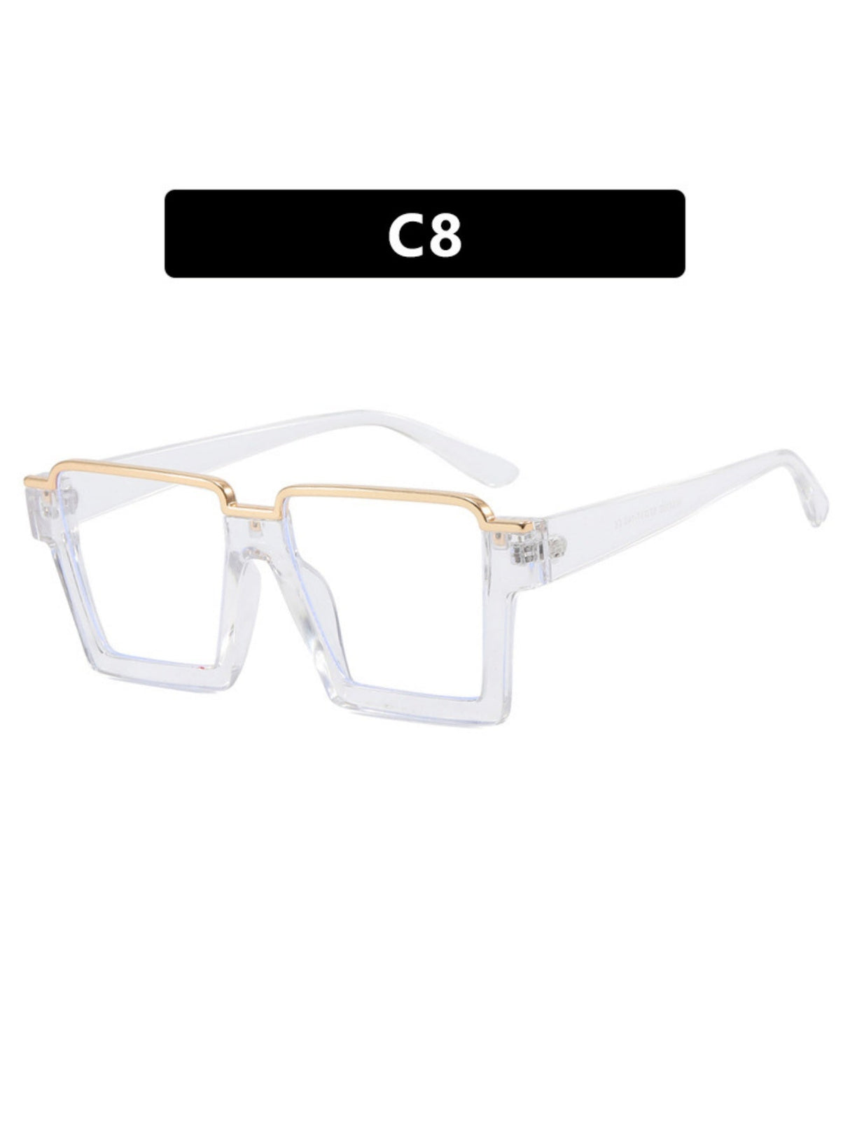Hip Hop Oversized Fashion Glasses