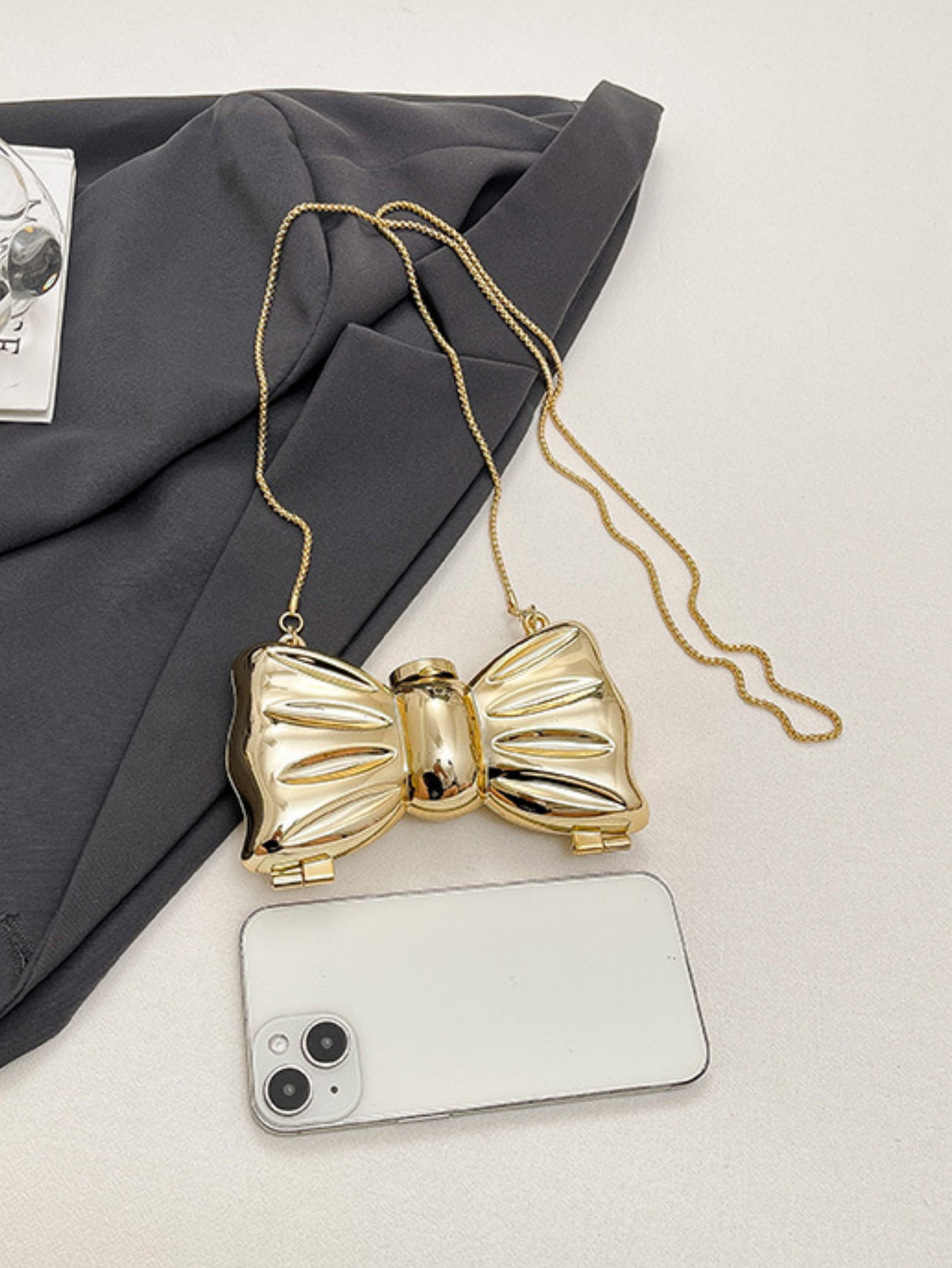 Miniature Bow Evening Chain Shoulder/crossbody Bag