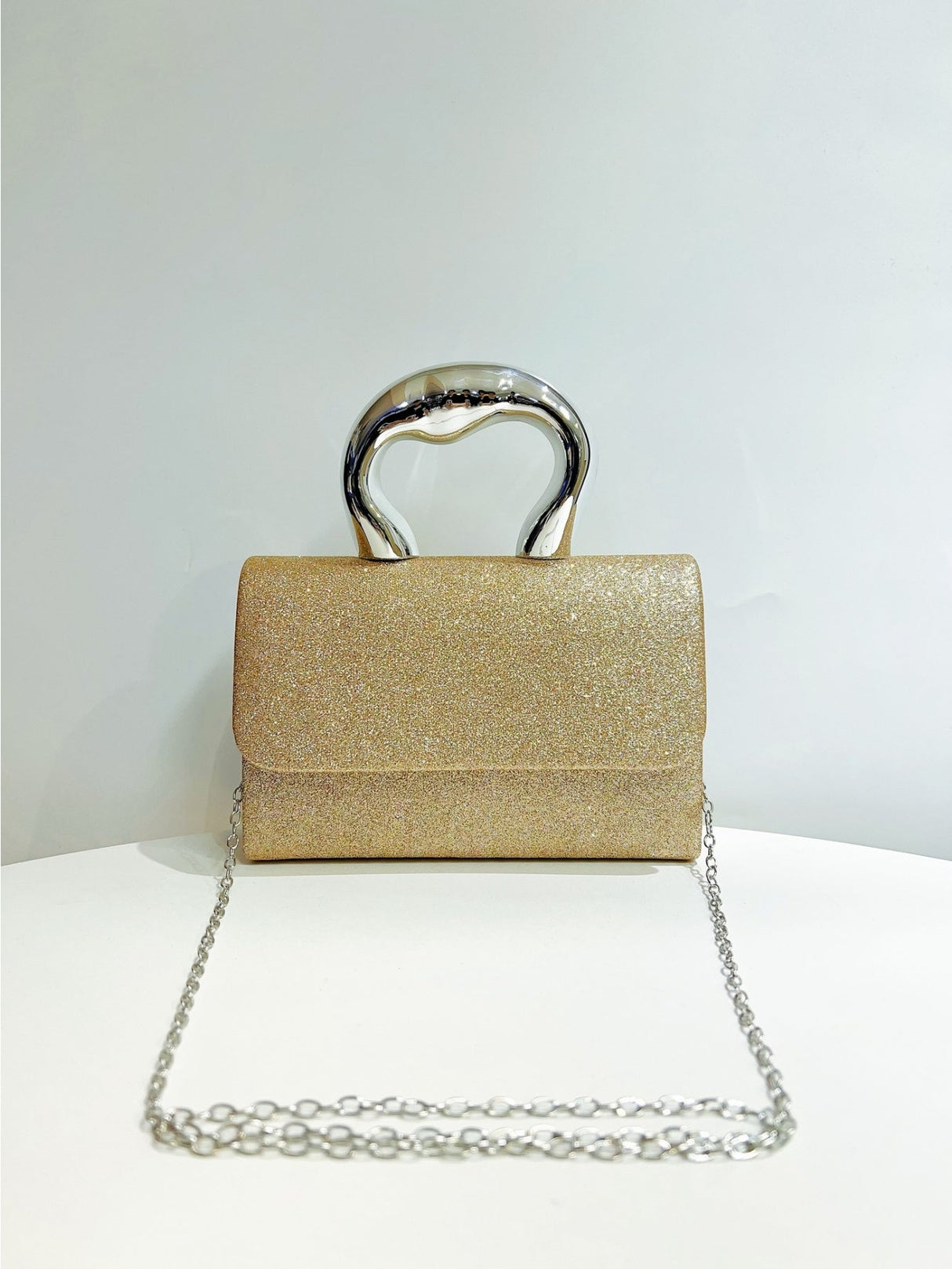 Liber Four Seasons ACC Sequined Small Square Bag