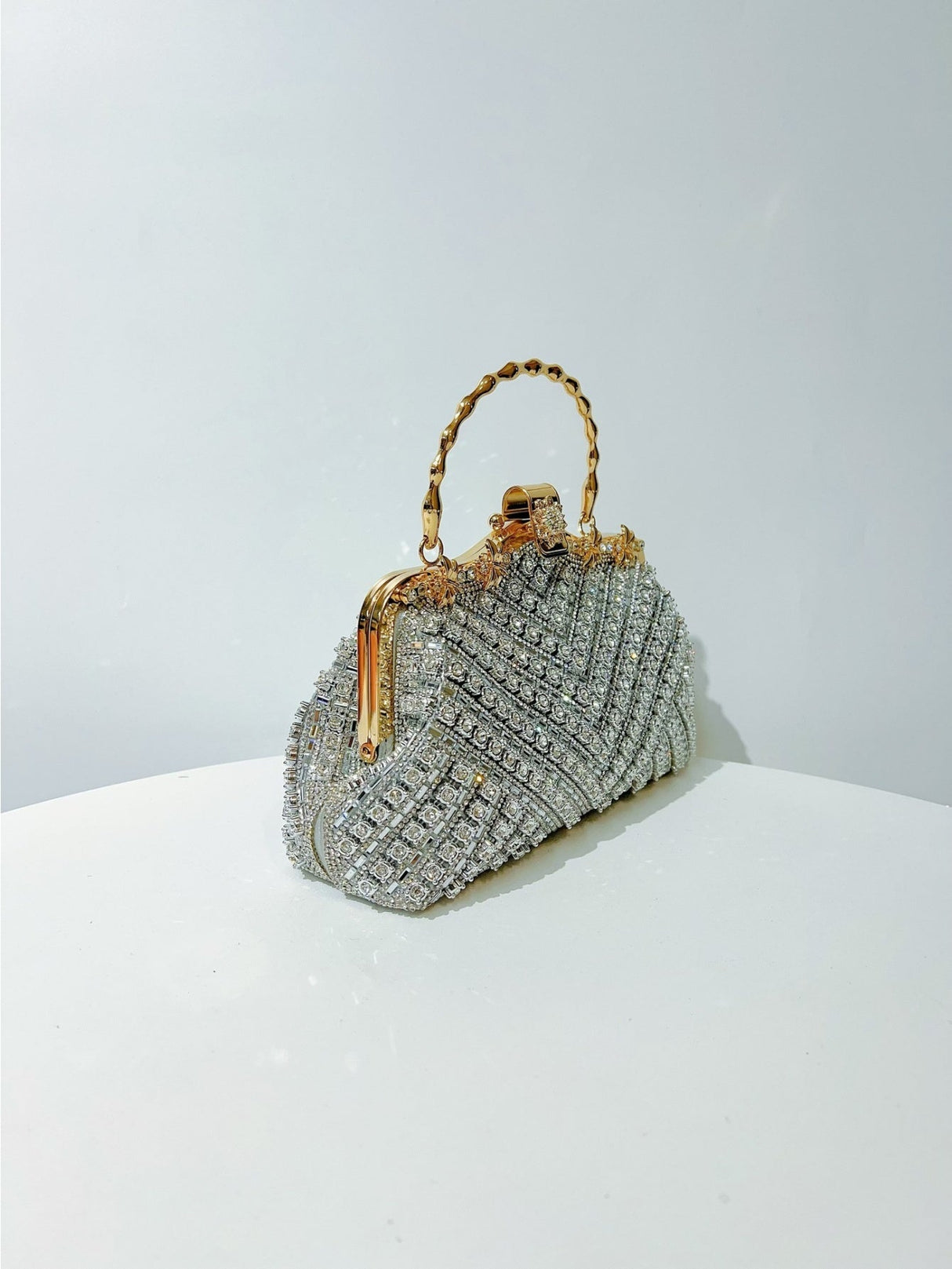 Liber Four Seasons ACC Rivet Diamond Shell Bag