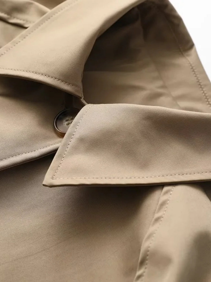 Old Lattice lining Mid-length Trench Coats