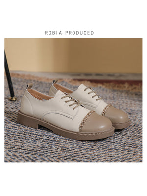 Liber Spring and autumn color-blocked women's flat shoes