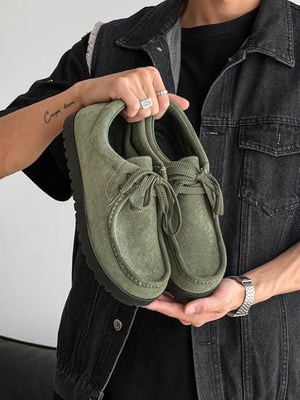 Suede Retro Casual Shoes