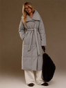 Loose-fitting, Casual, Warm, Long Stand-collar Cotton Coat/long Cotton-padded Jacket