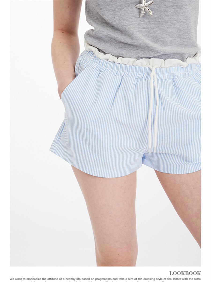 Liber Summer Women's Lace up Shorts