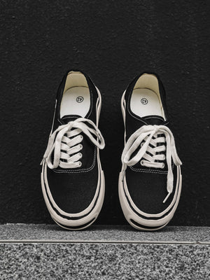 Color-blocked Canvas Shoes