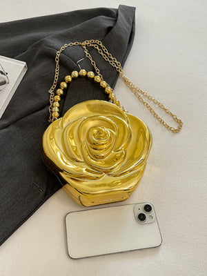 Floral Evening Shoulder Bag
