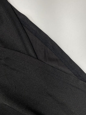 【SHIP AS USUAL】High Neck Bow Long Sleeve Pleated Hip-hugging Mini&Short Dresses