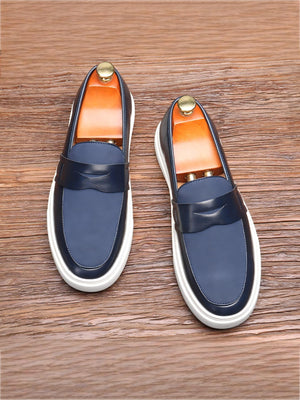Spliced Slip-on Loafers