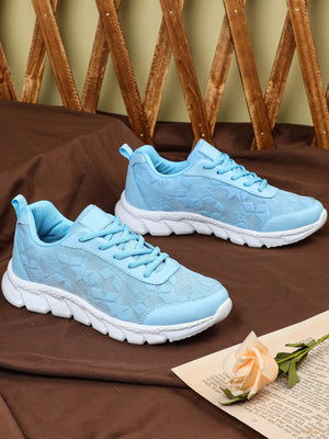 Floral Mesh Women's Casual Sneakers