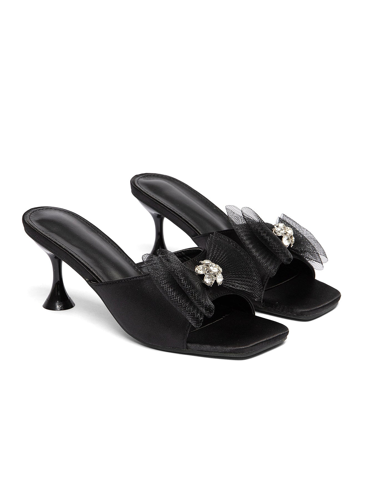 Bow-tie Women's High-heeled Sandals