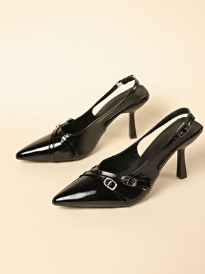 High Heels With Belt Buckle