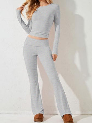 7 Color Round Neck 2-piece Sets
