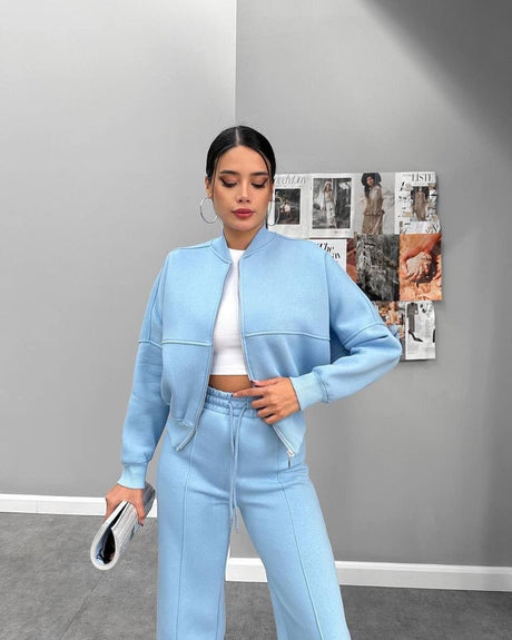 American-style Autumn/winter Cardigan Sportswear For Women