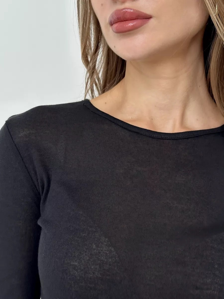 Liber Autumn Women's Personality Solid T-shirt
