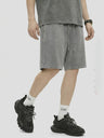 Leisure Washing Water Fade Loose-fit Five Points Shorts