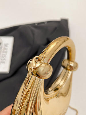Chain Banquet Wristlet Rope Knot Handbag Acrylic Crossbody Bag