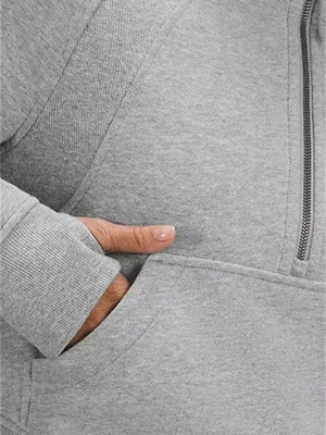 Liber Summer Women's Zipper Color matching Sweatshirts&Hoodies