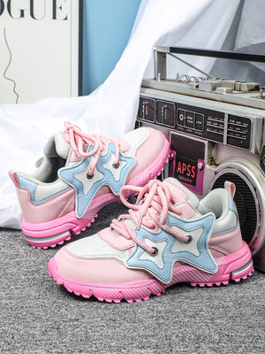 Star-shaped Decorative Women's Casual Sneakers