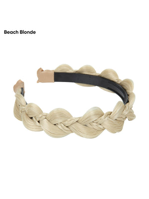 Braided Headband, Wide-brimmed Three-strand Sandwich Wig