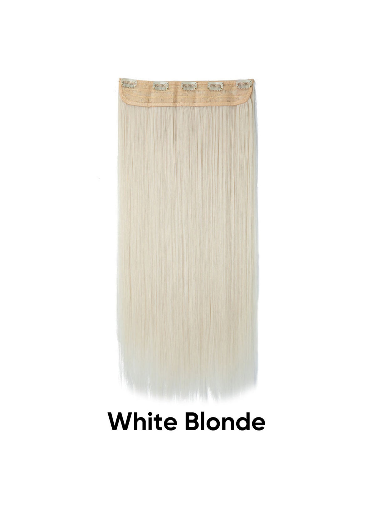 Seamless, Invisible, One-piece Long Straight Wig With Fluffy Hair