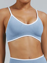 Seamless With Breast Pads Exercise Yoga Halter Bra Vest
