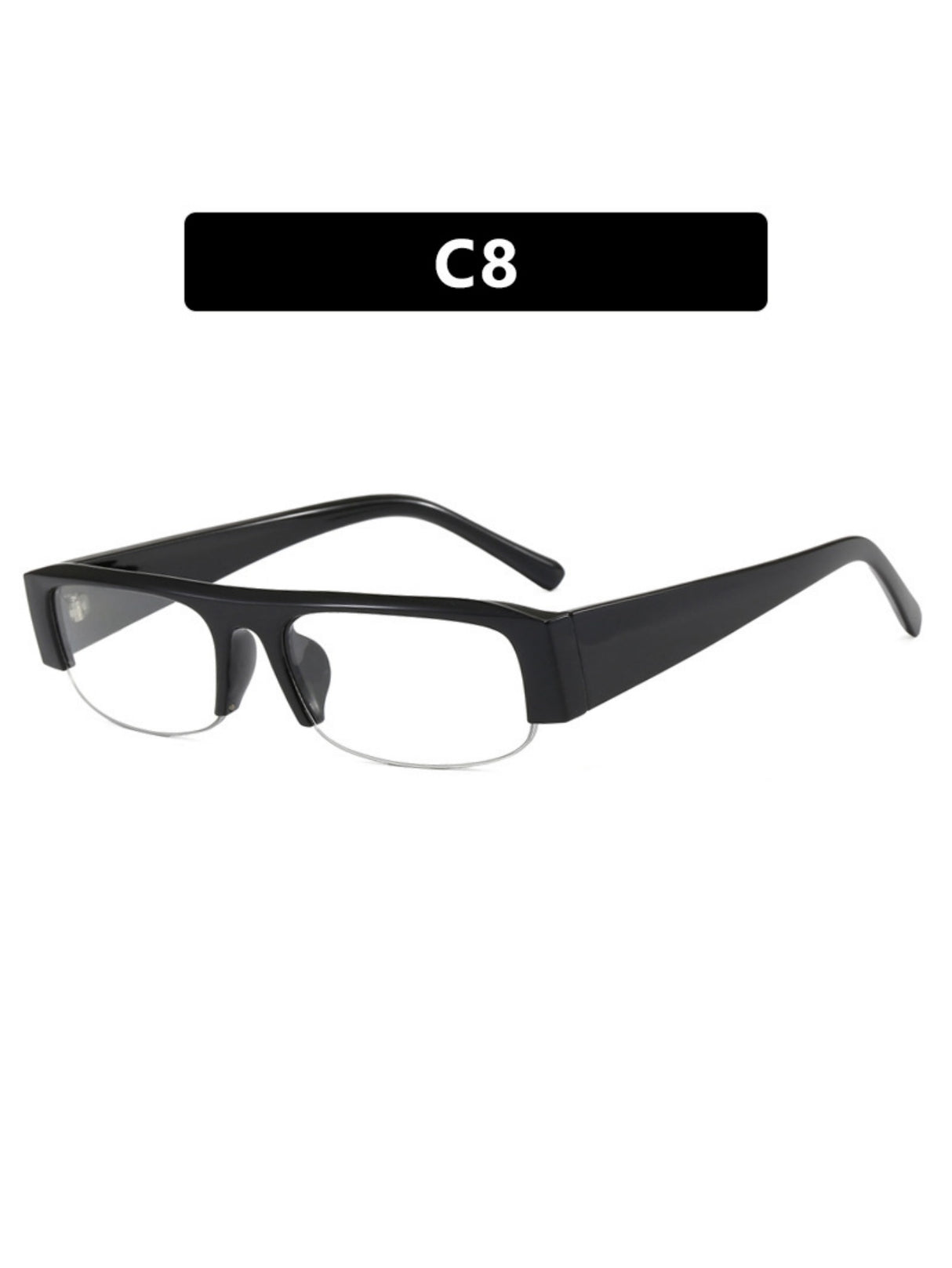 Full-frame Square Fashion Glasses