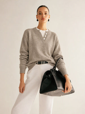 Splicing Color Blocking Sweaters