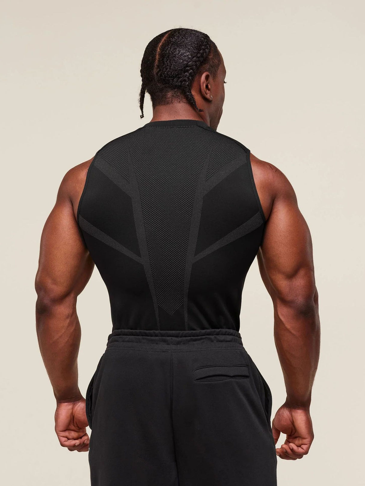 GYMSHARK Fitness Stretch Breathable Tight Tank Tops