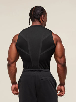GYMSHARK Fitness Stretch Breathable Tight Tank Tops