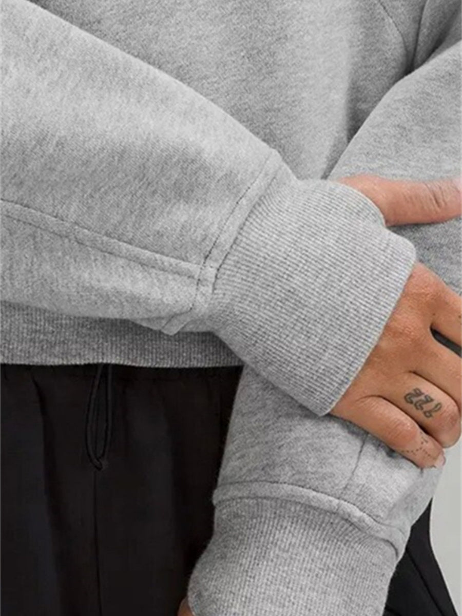 Liber Summer Women's Zipper Color matching Sweatshirts&Hoodies