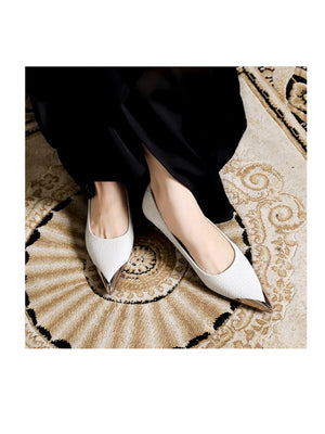 Liber Spring and Autumn Metal Women's High Heels