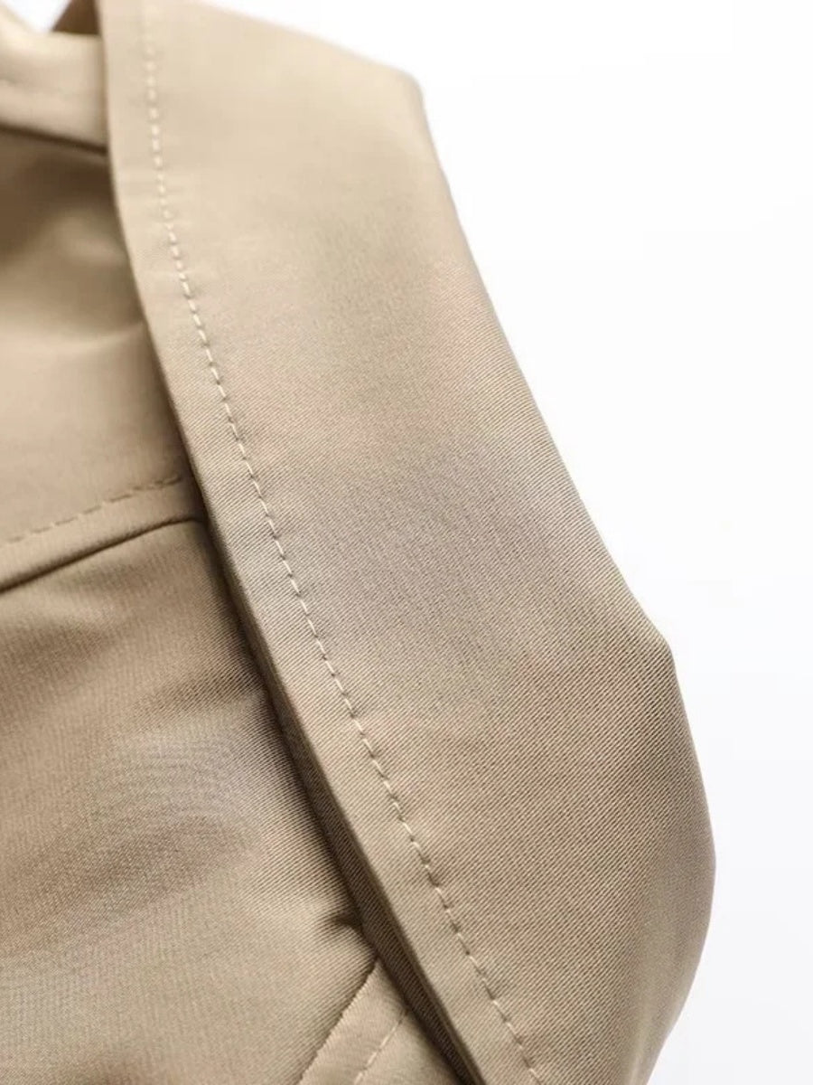 Old Lattice lining Mid-length Trench Coats